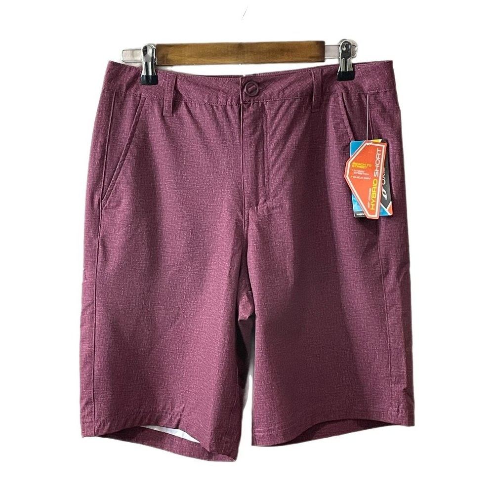 Oxide Men's Hybrid Shorts Maroon Men’s Size 30 NEW